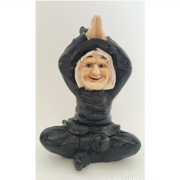 Other - 5 for $25 ceramic halloween yoga witch decor